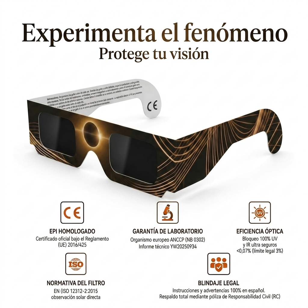 Experimenta el fenómeno. Protege tu visión. Certificaciones ISO, CE, ANCCCP.